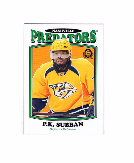 2016-17 O-Pee-Chee Retro #667 P.K. Subban (25-X47-PREDATORS)