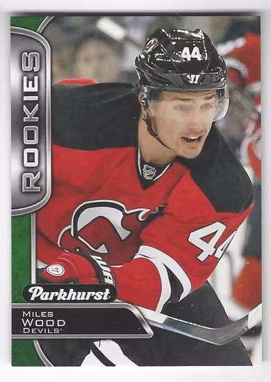 2016-17 Parkhurst #342 Miles Wood RC (10-X108-DEVILS)
