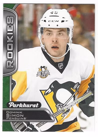 2016-17 Parkhurst #358 Dominik Simon RC (12-X128-PENGUINS)