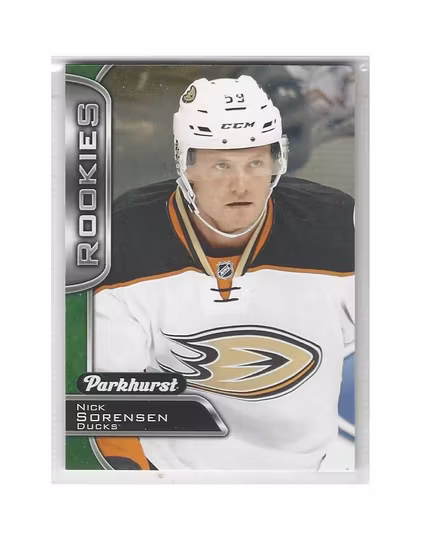2016-17 Parkhurst #368 Nick Sorensen RC (12-271x8-DUCKS)