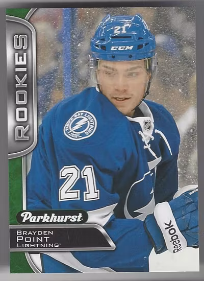 2016-17 Parkhurst #372 Brayden Point RC (30-X79-LIGHTNING)