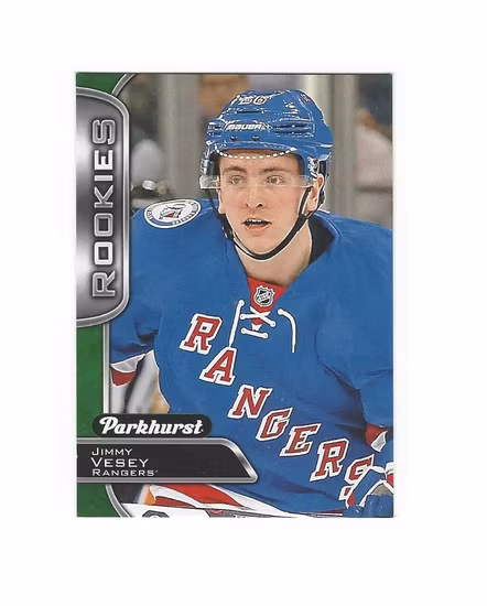 2016-17 Parkhurst #381 Jimmy Vesey RC (20-X128-RANGERS)