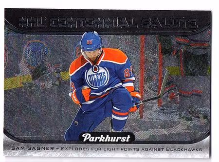 2016-17 Parkhurst NHL Centennial Salute #S24 Sam Gagner (10-X123-OILERS)