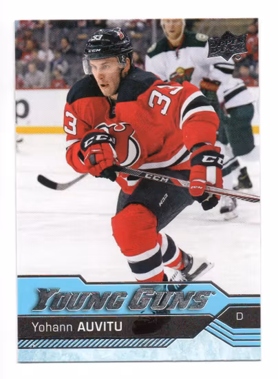 2016-17 Upper Deck #456 Yohann Auvitu YG RC (25-X291-DEVILS)
