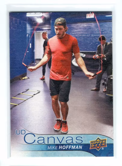 2016-17 Upper Deck Canvas #C180 Mike Hoffman (10-155x1-SENATORS)