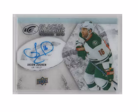 2016-17 Upper Deck Ice Glacial Graphs #GGJZ Jason Zucker (60-X201-NHLWILD)