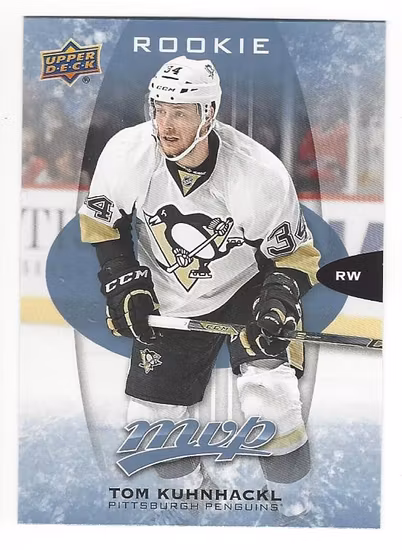 2016-17 Upper Deck MVP #278 Tom Kuhnhackl RC (10-228x5-PENGUINS)