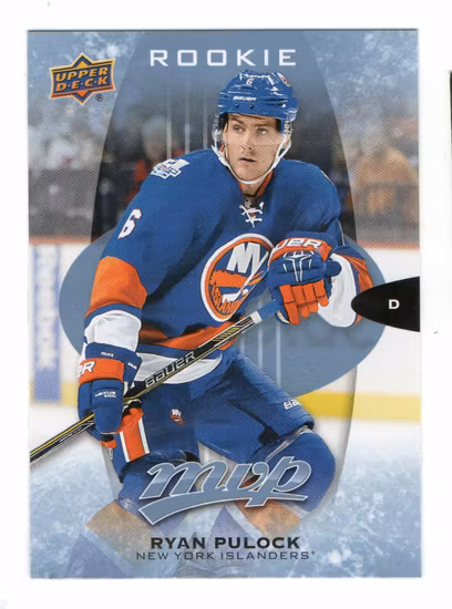 2016-17 Upper Deck MVP #279 Ryan Pulock RC (10-X58-ISLANDERS)