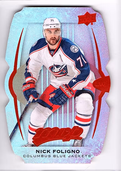 2016-17 Upper Deck MVP Colors and Contours #169 Nick Foligno G2 (15-X109-BLUEJACKETS)
