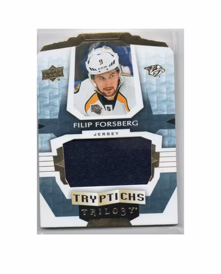 2016-17 Upper Deck Trilogy Tryptichs #TNASH3 Filip Forsberg JSY (50-X231-PREDATORS)