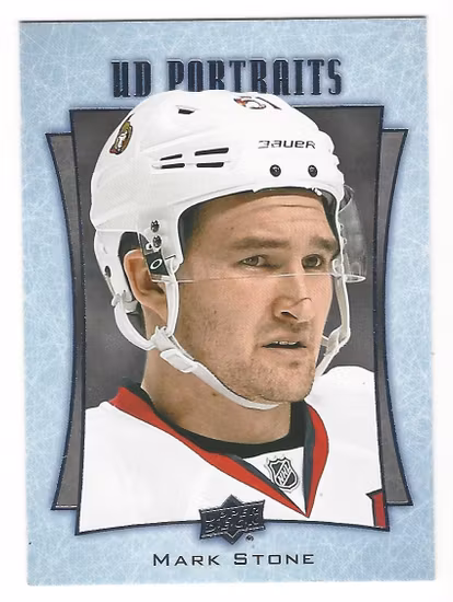 2016-17 Upper Deck UD Portraits #P23 Mark Stone (10-X93-SENATORS)