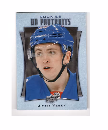 2016-17 Upper Deck UD Portraits #P97 Jimmy Vesey (10-X98-RANGERS)