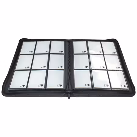 Ultra Pro Vivid 9-Pocket Zippered PRO-Binder: Black
