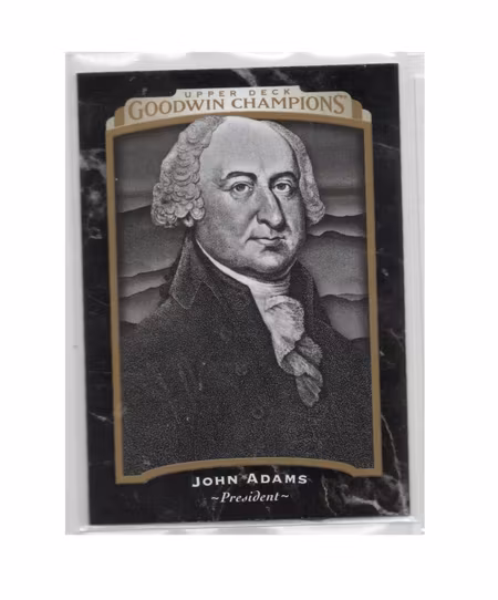2017 Upper Deck Goodwin Champions #102 John Adams BW SP (10-X136-OTHERS)