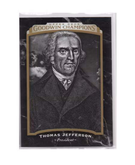 2017 Upper Deck Goodwin Champions #103 Thomas Jefferson BW SP (10-X136-OTHERS)