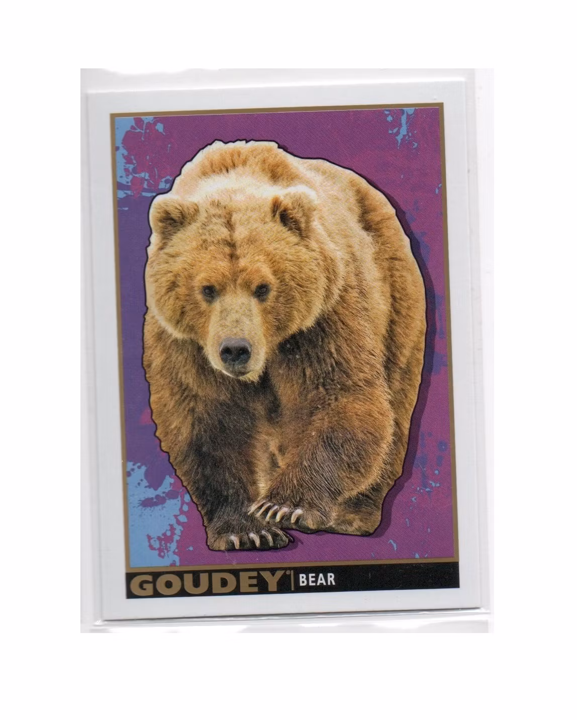2017 Upper Deck Goodwin Champions Goudey Animals #GA3 Bear (10-X136-OTHERS)
