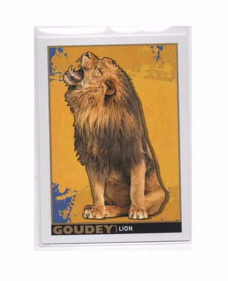 2017 Upper Deck Goodwin Champions Goudey Animals #GA5 Lion (10-X140-OTHERS)