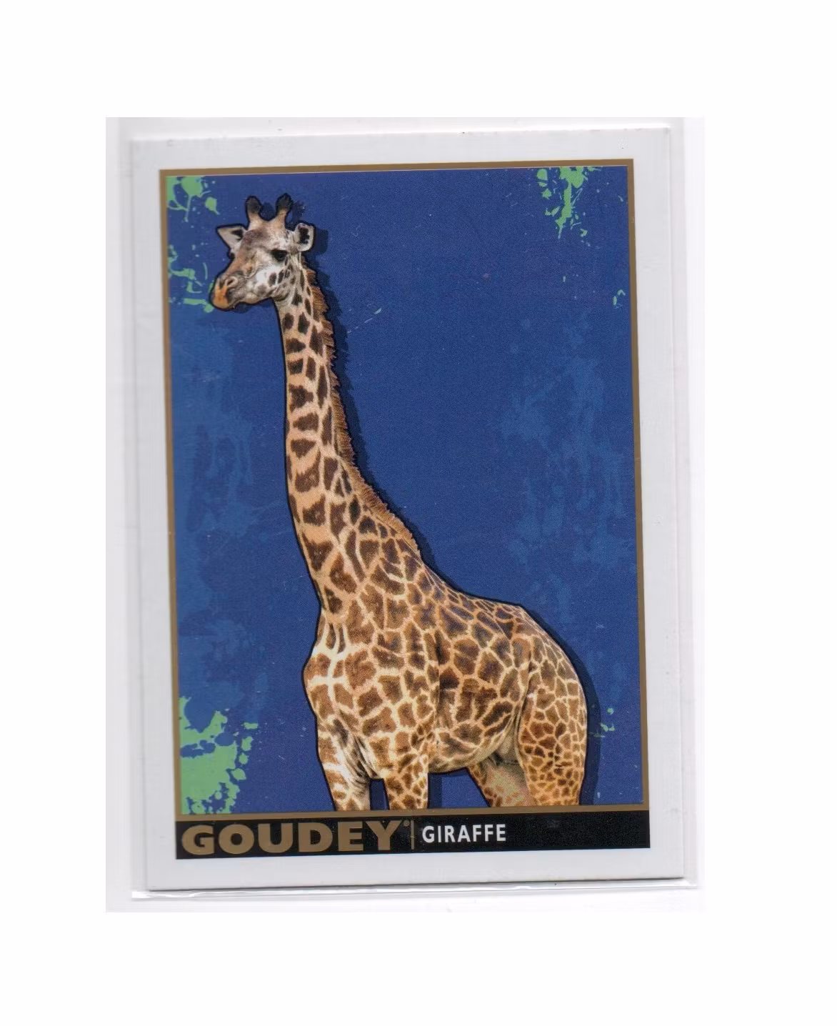 2017 Upper Deck Goodwin Champions Goudey Animals #GA9 Giraffe (10-X136-OTHERS) (2)
