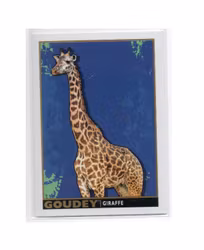 2017 Upper Deck Goodwin Champions Goudey Animals #GA9 Giraffe (10-X136-OTHERS) (2)