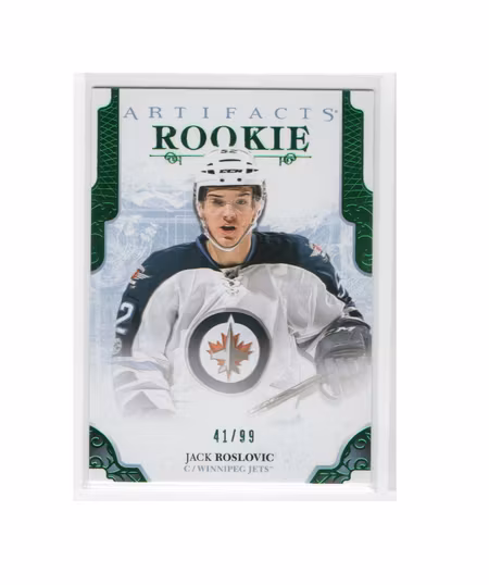 2017-18 Artifacts Emerald #178 Jack Roslovic (50-X33-NHLJETS)