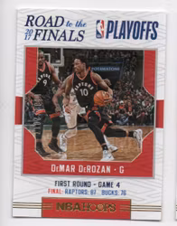 2017-18 Hoops Road to the Finals #16 DeMar DeRozan R1 (20-X328-NBARAPTORS)
