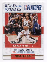 2017-18 Hoops Road to the Finals #17 Norman Powell R1 (15-X328-NBARAPTORS)