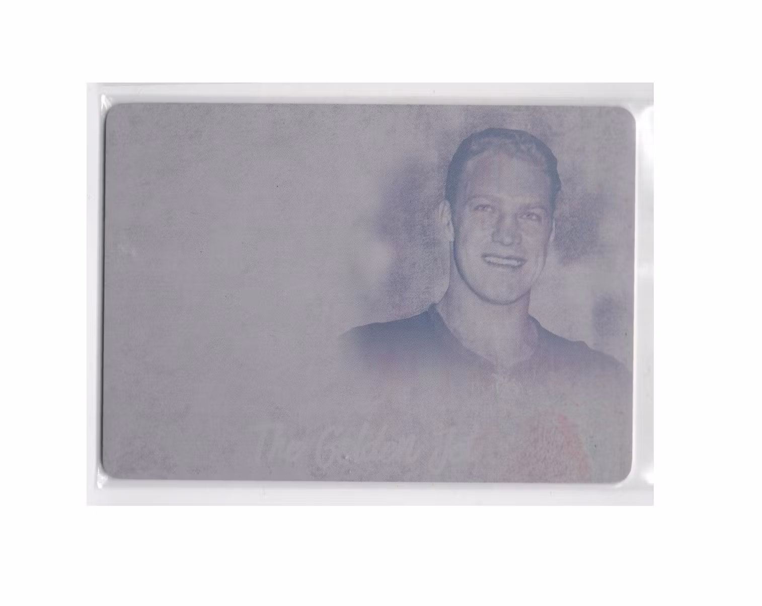 2017-18 ITG Used The Nickname Hall of Fame Memorabilia Magenta Plate #NHF06 Bobby Hull (150-X145-BLACKHAWKS)