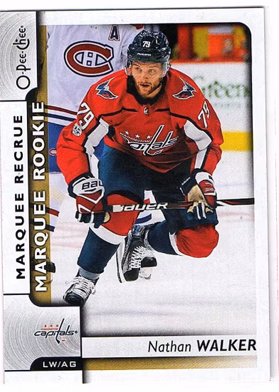 2017-18 O-Pee-Chee #630 Nathan Walker RC (12-X50-CAPITALS)