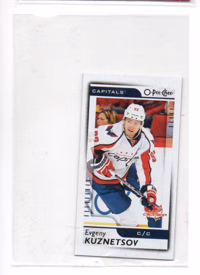 2017-18 O-Pee-Chee Mini #M45 Evgeny Kuznetsov (12-X306-CAPITALS)
