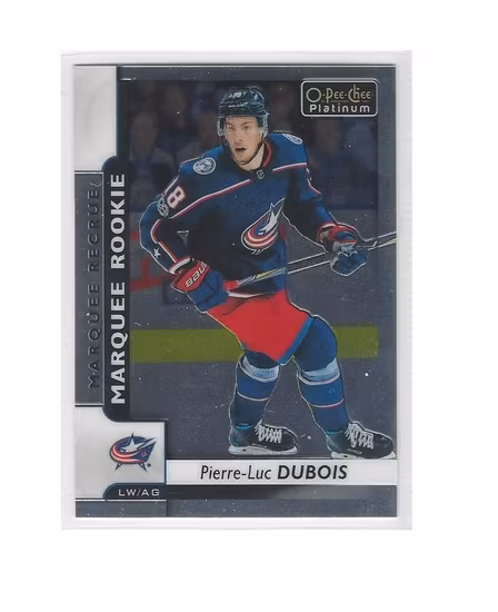 2017-18 O-Pee-Chee Platinum #170 Pierre-Luc Dubois RC (20-284x9-BLUEJACKETS)