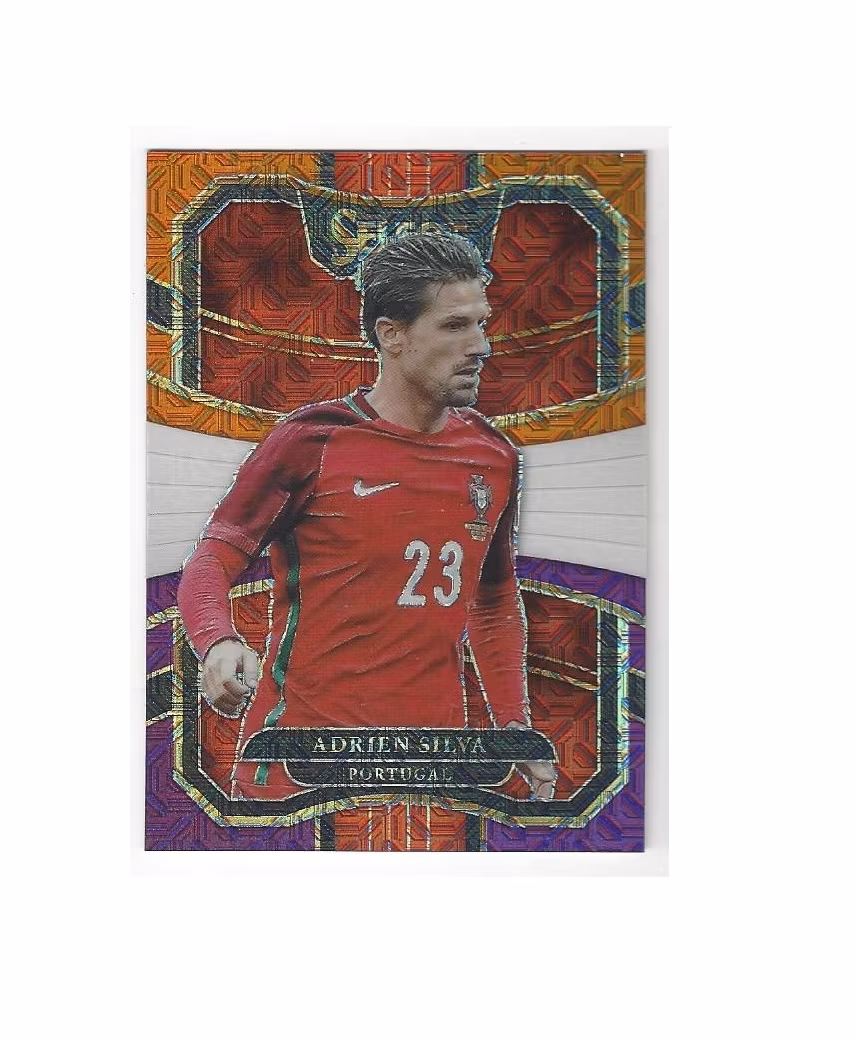 2017-18 Select Prizms Checkerboard #55 Adrien Silva (25-X121-SOCCERPORTUGAL)