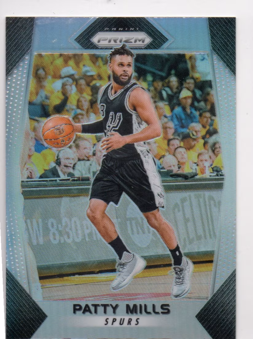 2017-18 Panini Prizm Prizms Silver #292 Patty Mills (20-X328-NBASPURS)