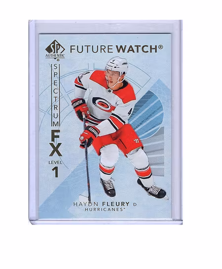 2017-18 SP Authentic Spectrum FX #S53 Haydn Fleury FW (20-X97-HURRICANES)