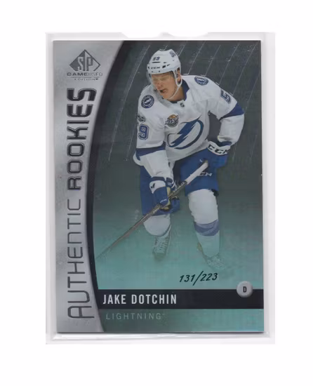2017-18 SP Game Used Rainbow #168 Jake Dotchin (15-X160-LIGHTNING)
