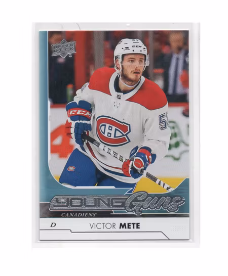 2017-18 Upper Deck #245 Victor Mete YG RC (40-X160-CANADIENS)