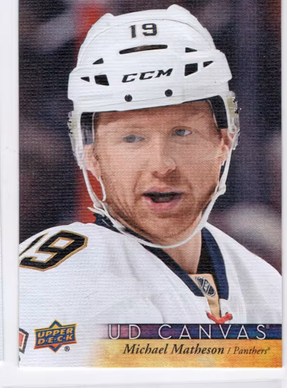 2017-18 Upper Deck Canvas #C38 Michael Matheson (10-X22-NHLPANTHERS)