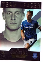 2017-18 Topps English Premier League Gold #187 Phil Jagielka LEADER (15-X100-SOCCEREVERTON)