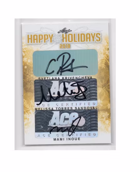 2018 Leaf Happy Holidays #HH10 Svetlana Krivencheva Melissa Mami Inoue (80-X144-OTHERS)