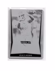 2018 Leaf Flash Autographs Black Plate #BADC1 Deon Cain (150-X145-NFLRAVENS)