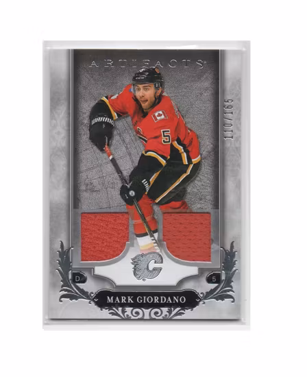 2018-19 Artifacts Materials Silver #99 Mark Giordano (30-X158-FLAMES)