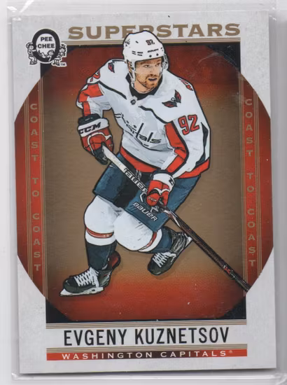 2018-19 O-Pee-Chee Coast to Coast #127 Evgeny Kuznetsov (10-X308-CAPITALS)