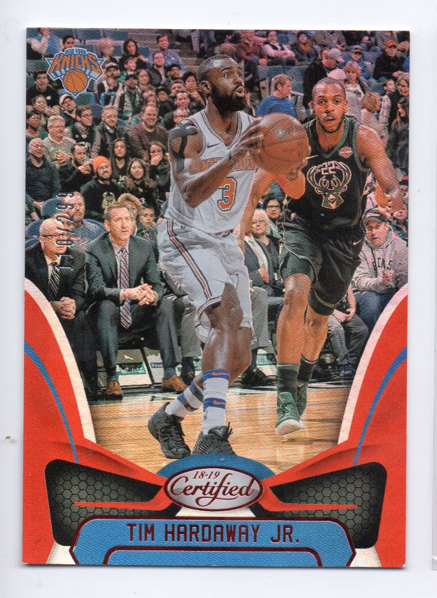 2018-19 Certified Mirror Red #64 Tim Hardaway Jr. (20-X306-NBAKNICKS)