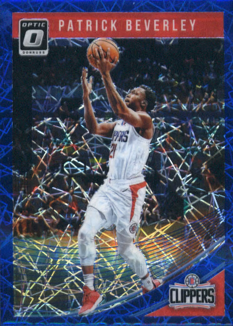 2018-19 Donruss Optic Blue Velocity #4 Patrick Beverley (15-X316-NBACLIPPERS)