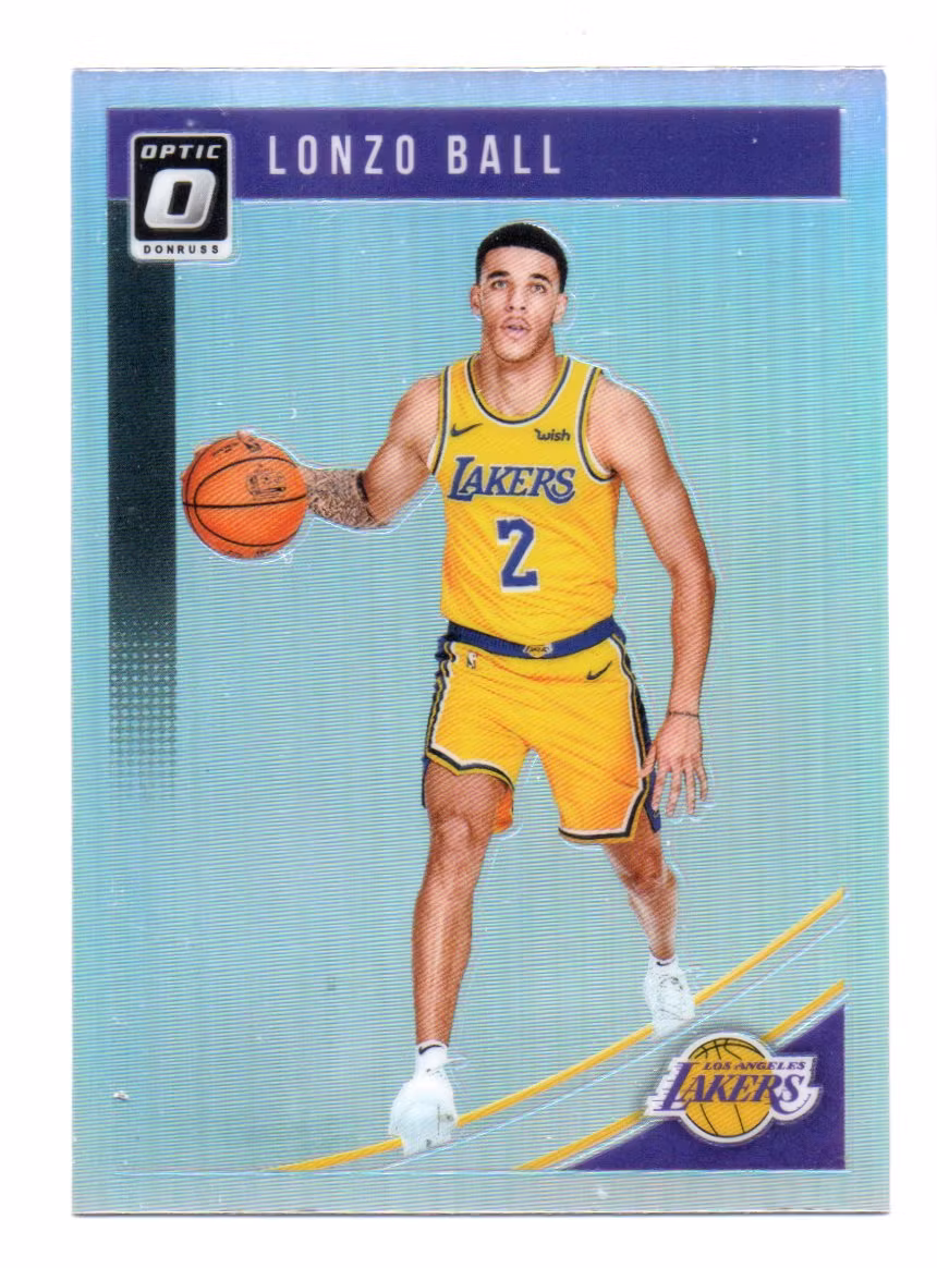 2018-19 Donruss Optic Holo #54 Lonzo Ball (30-X322-NBALAKERS)