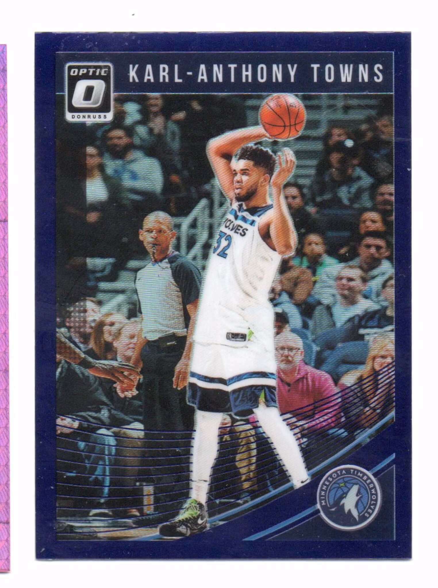2018-19 Donruss Optic Purple #145 Karl-Anthony Towns (20-X309-NBATIMBERWOLVES)