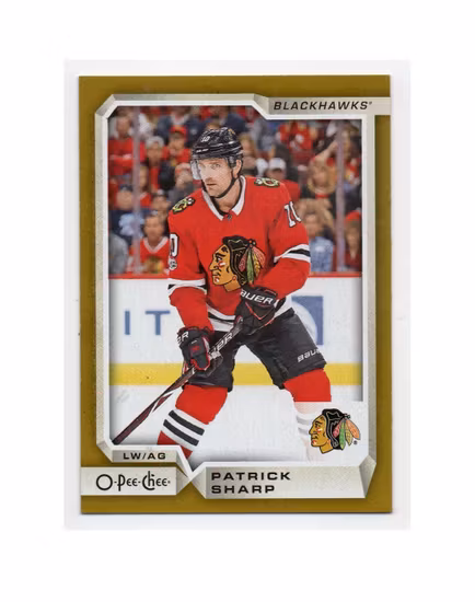 2018-19 O-Pee-Chee Gold #209 Patrick Sharp (15-X204-BLACKHAWKS)