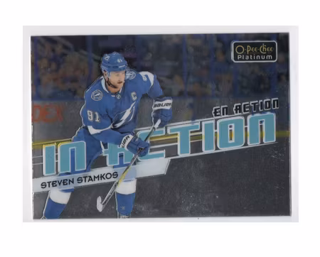 2018-19 O-Pee-Chee Platinum In Action #IA9 Steven Stamkos (15-X143-LIGHTNING)