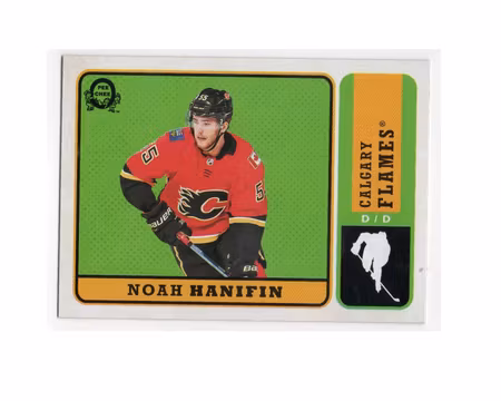 2018-19 O-Pee-Chee Retro #604 Noah Hanifin (10-X202-FLAMES)
