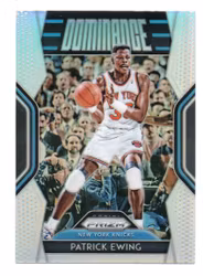2018-19 Panini Prizm Dominance Prizms Silver #28 Patrick Ewing (30-X308-NBAKNICKS)