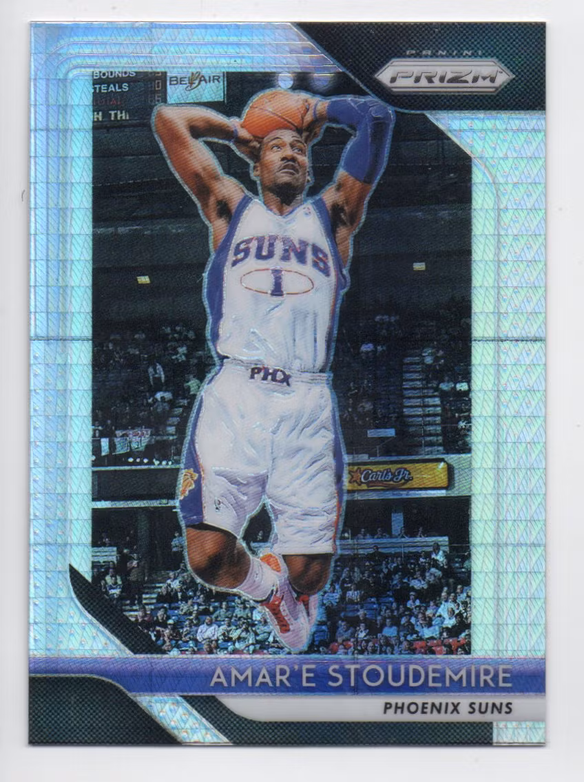 2018-19 Panini Prizm Prizms Hyper #295 Amar'e Stoudemire (15-X325-NBASUNS)